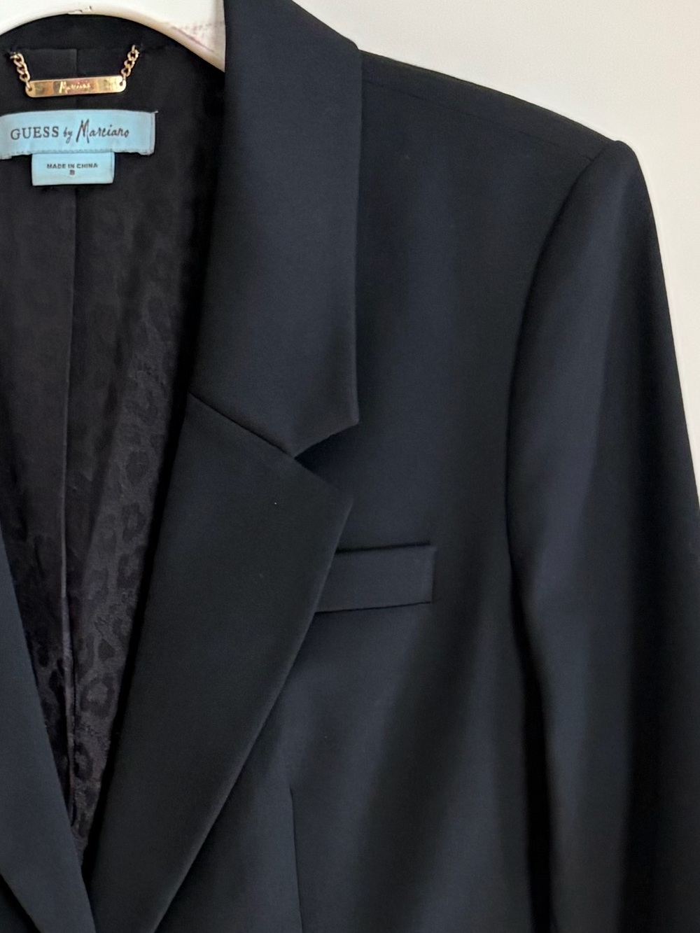 Guess by Marciano size 8 long black blazer - Picture 3 of 11